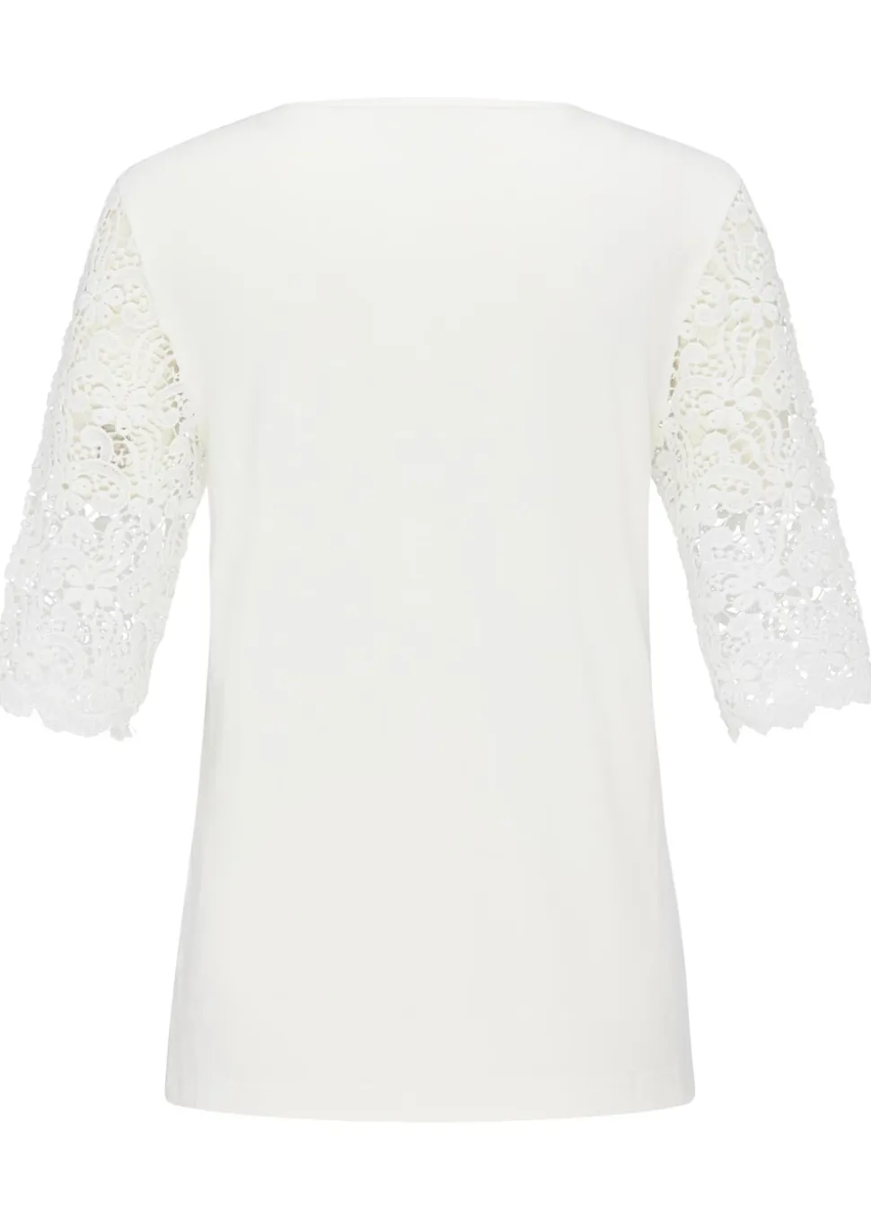 Shirt mit effektvoller Spitze