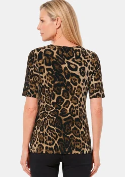 Shirt mit elegantem Leo Print