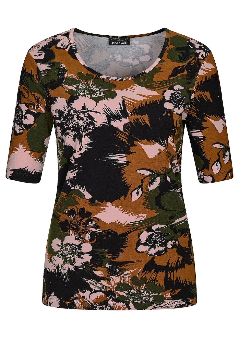 Shirt mit femininem Blumenprint