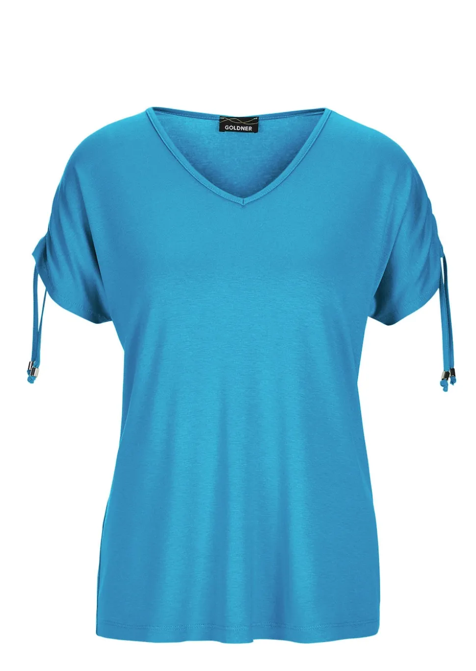 Shirt mit gerafften Ärmeln