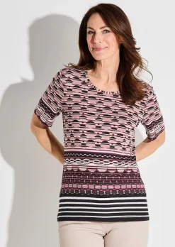 Shirt mit grafischem Alloverprint