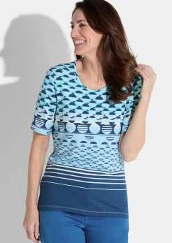 Shirt mit grafischem Alloverprint