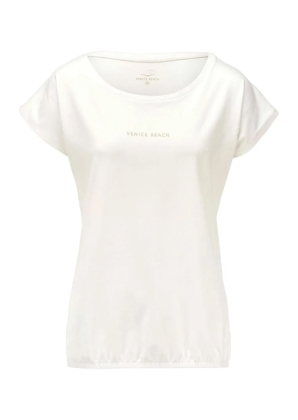 Shirt mit Gummizug am Saum