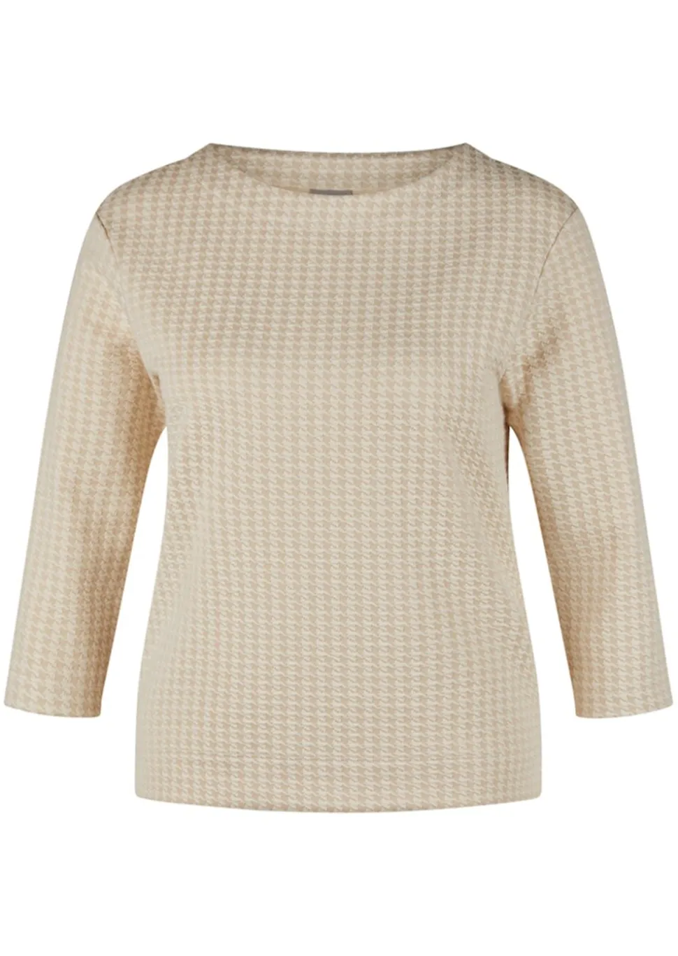 Shirt mit Hahnentrittmuster