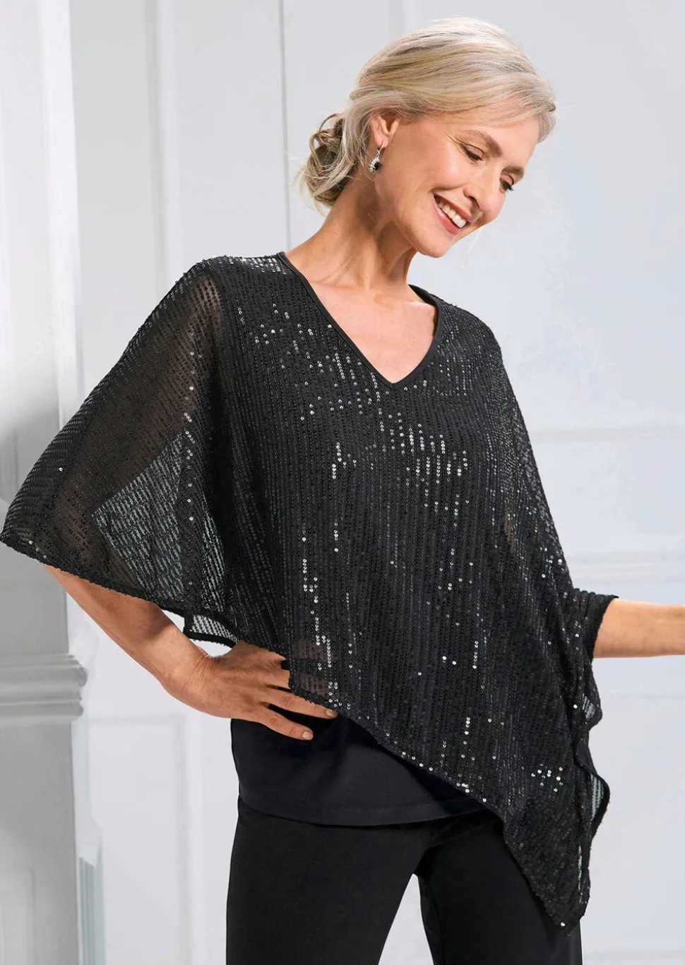 Shirt mit Pailletten