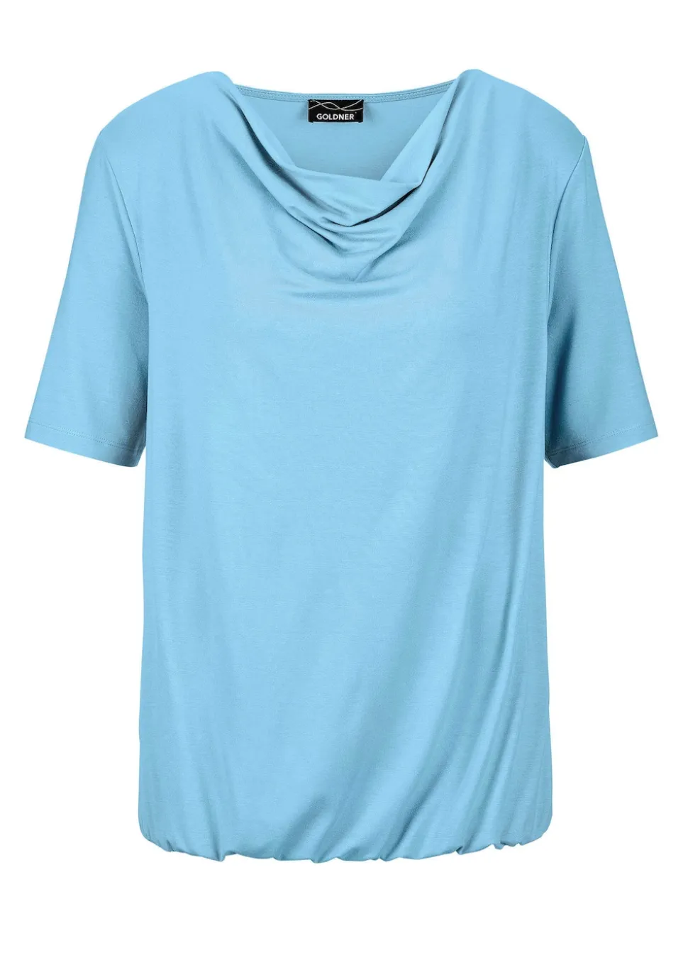Shirt mit Wasserfallausschnitt
