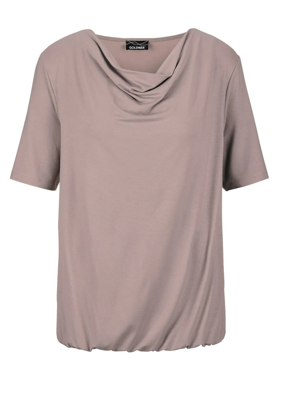 Shirt mit Wasserfallausschnitt