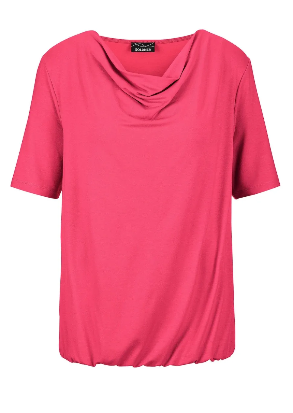 Shirt mit Wasserfallausschnitt