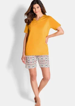 Shorty-Set aus Baumwolle
