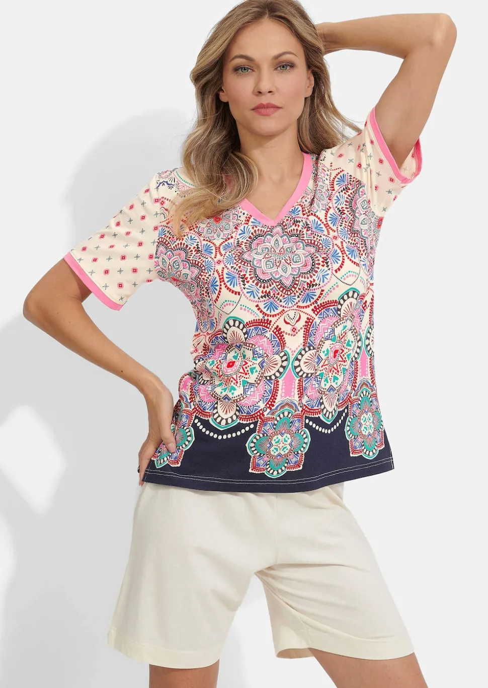 Shorty-Set aus reiner Baumwolle