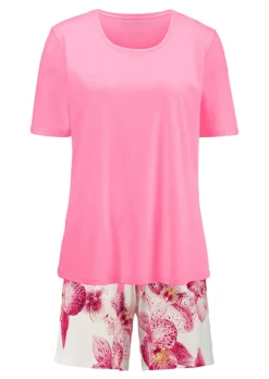 Shorty-Set mit Blütendruck