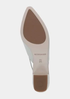 Slingpumps aus echtem Leder