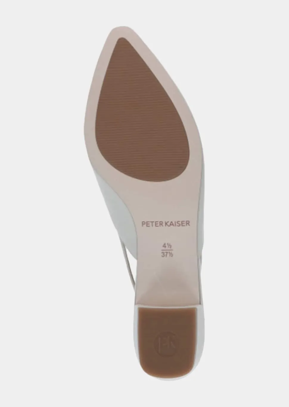 Slingpumps aus echtem Leder