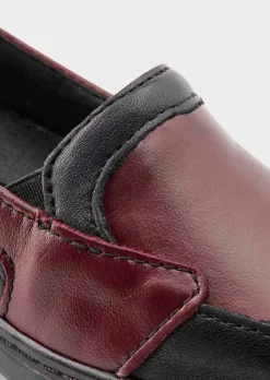 Slipper aus echtem Leder