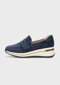 Slipper aus echtem Wildleder