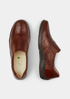 Slipper aus Leder