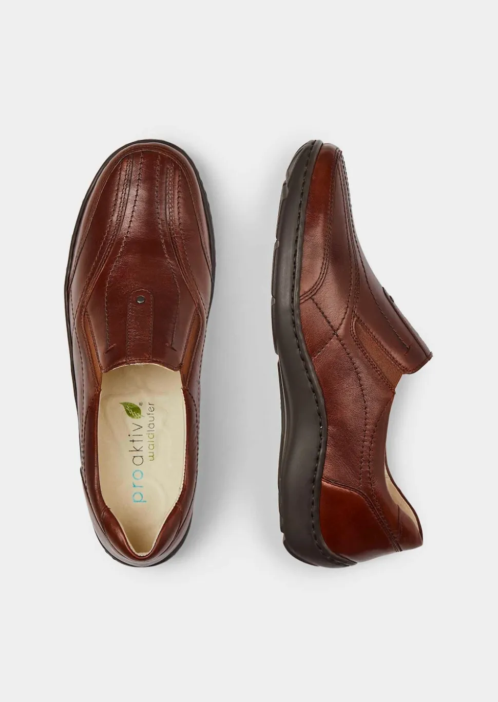 Slipper aus Leder