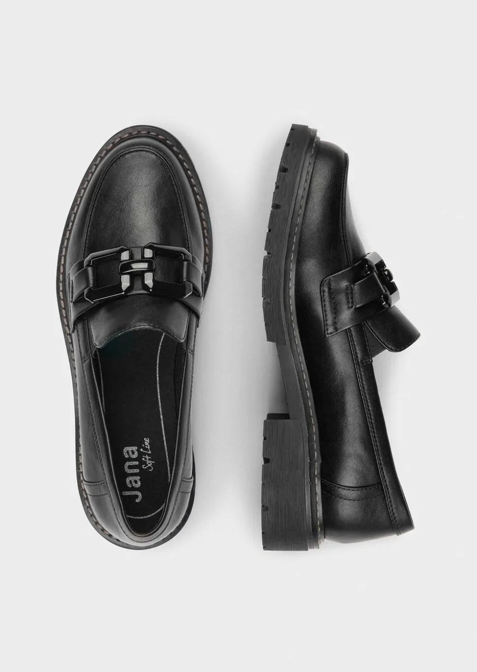 Slipper in Lackleder-Optik