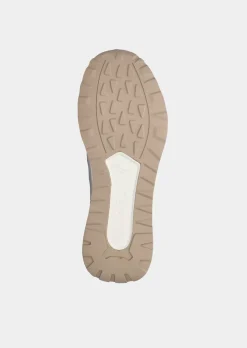 Sneaker aus Leder und Mesh