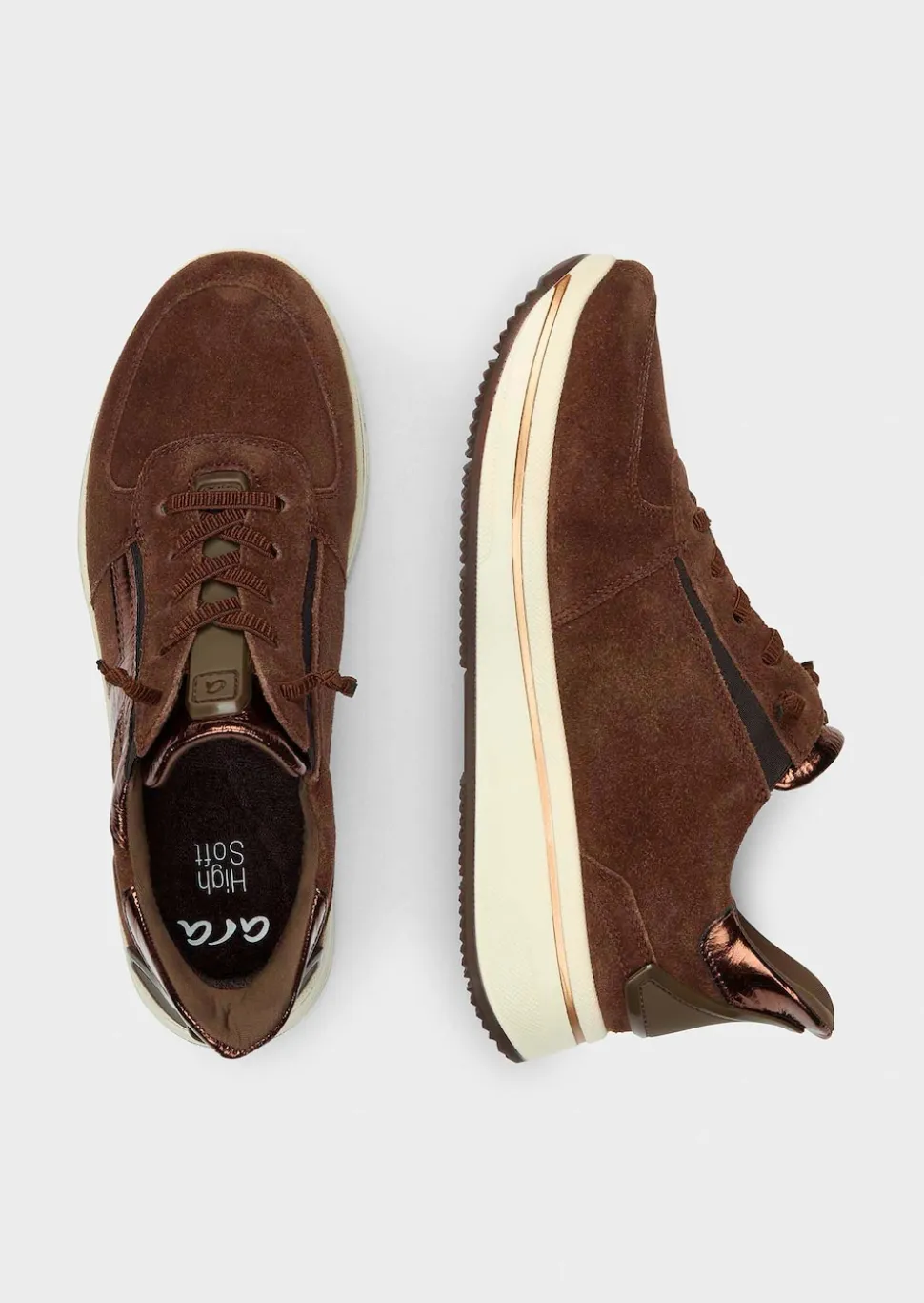 Sneaker aus Veloursleder