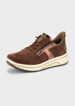 Sneaker aus Veloursleder