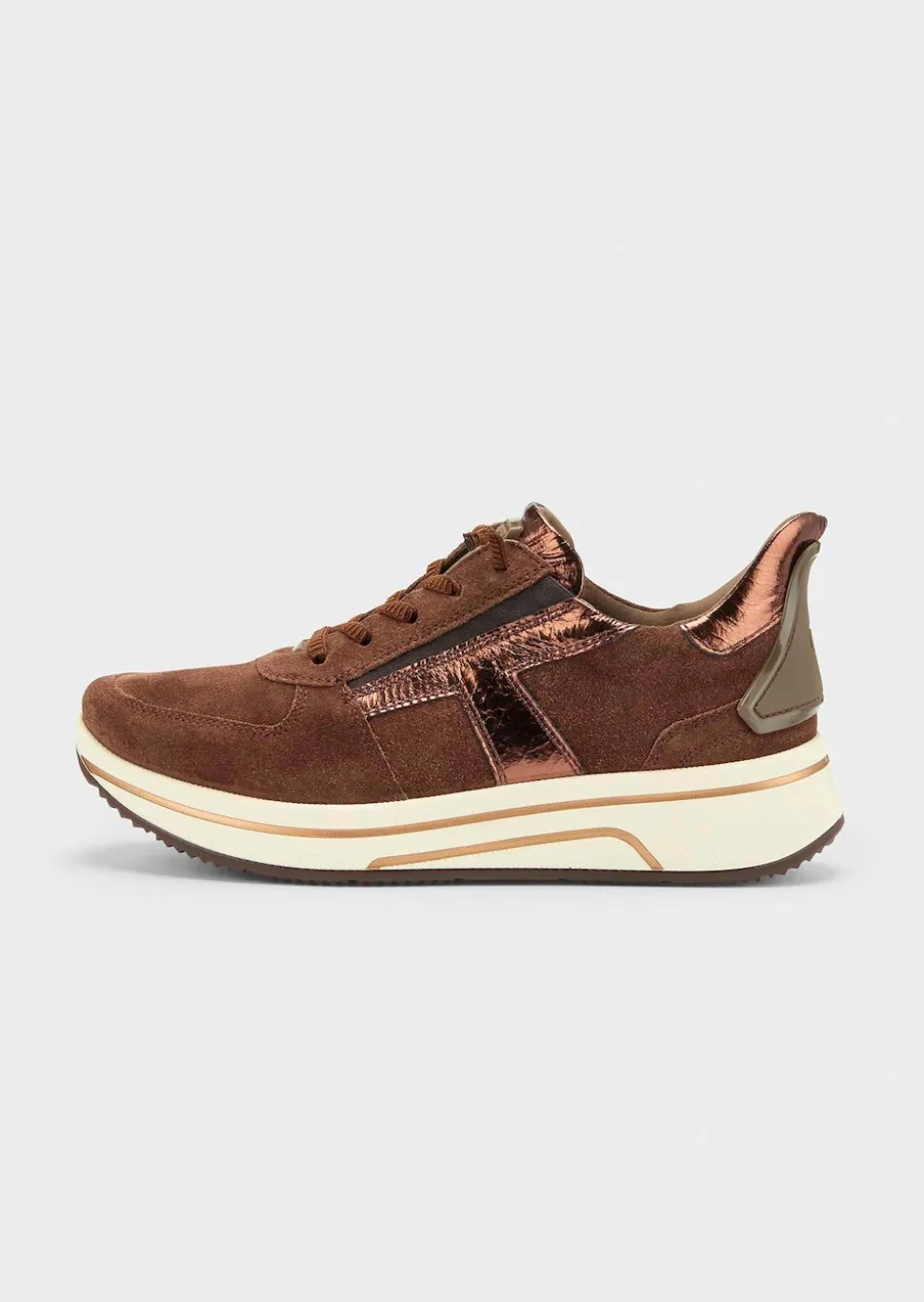 Sneaker aus Veloursleder