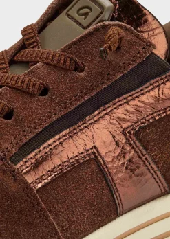 Sneaker aus Veloursleder