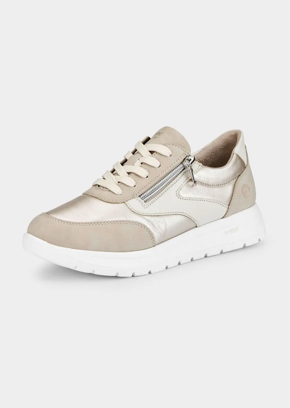 Sneaker in Matt/Glanz-Optik