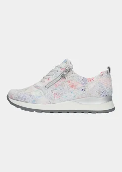 Sneaker mit femininem Foliendruck