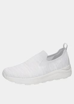 Sneaker mit Glanzdetails in H-Weite
