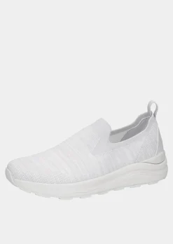 Sneaker mit Glanzdetails in H-Weite