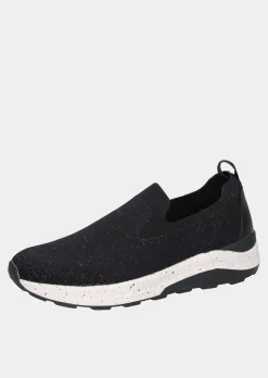Sneaker mit Glanzdetails in H-Weite