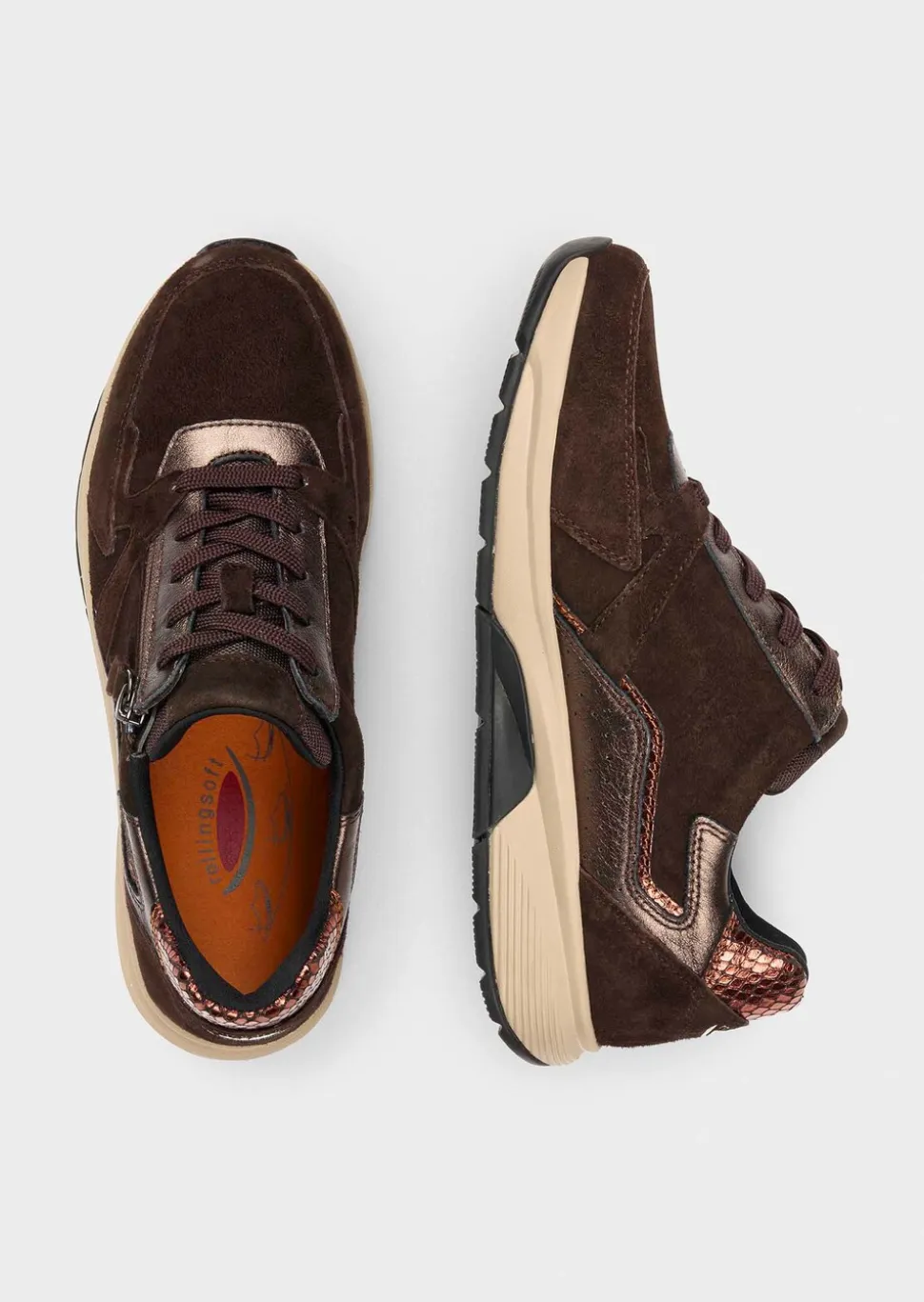Sneaker mit Mesh-Futter
