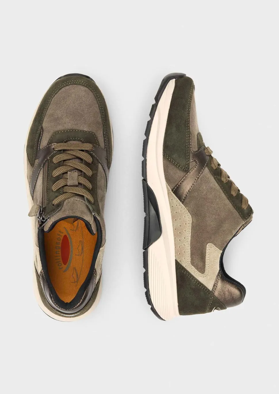 Sneaker mit Mesh-Futter