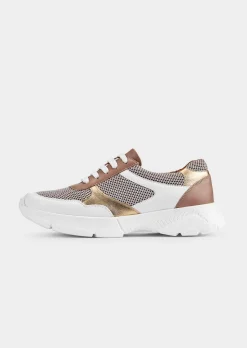 Sneaker mit Netzeinsatz