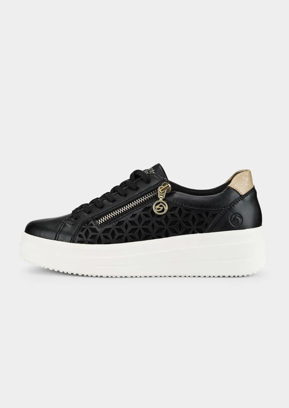 Sneaker mit seitlichen Ornamenten