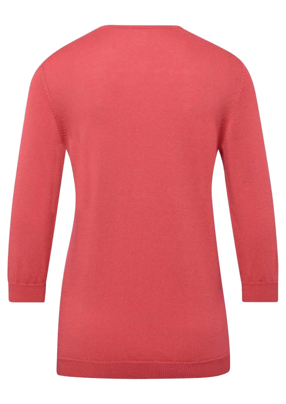 Sommerlicher Strickpullover mit Ajourmuster