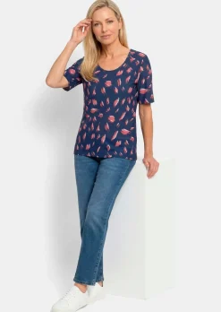 Sommershirt mit Tupfenmuster