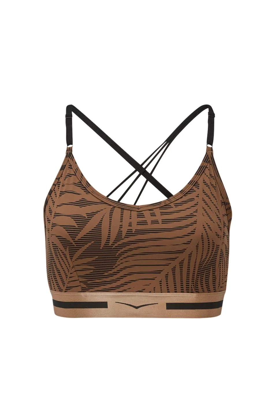 Sport-Bustier mit Meshfutter