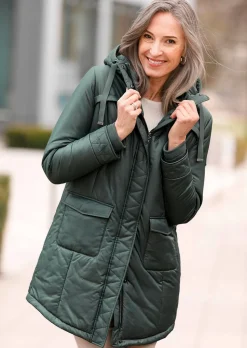 Sportiver Anorak mit warmer Wattierung