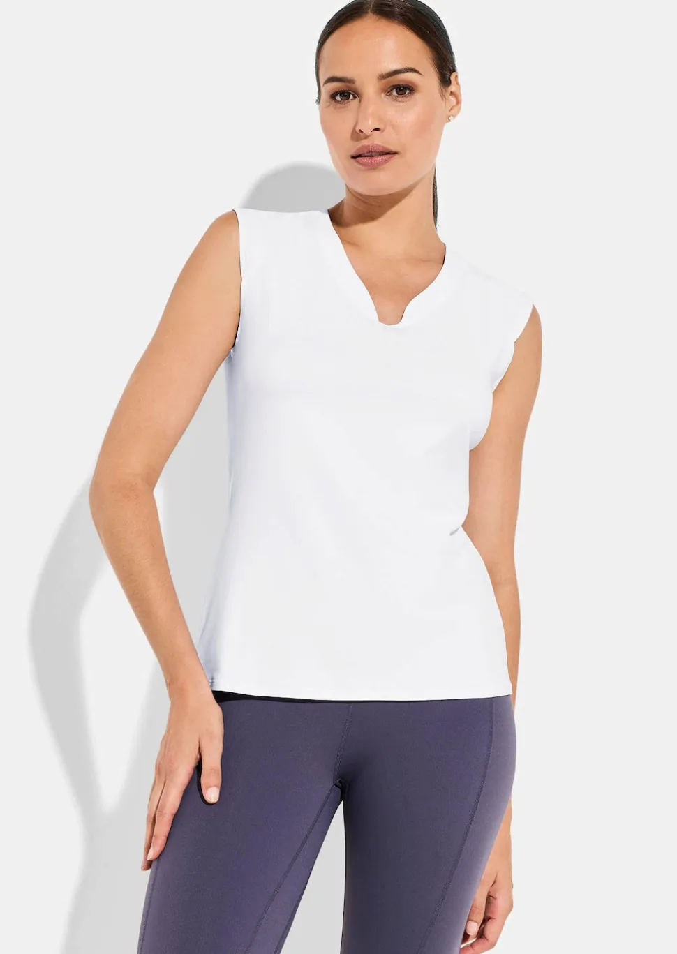 Sportliches Shirt mit Stehkragen