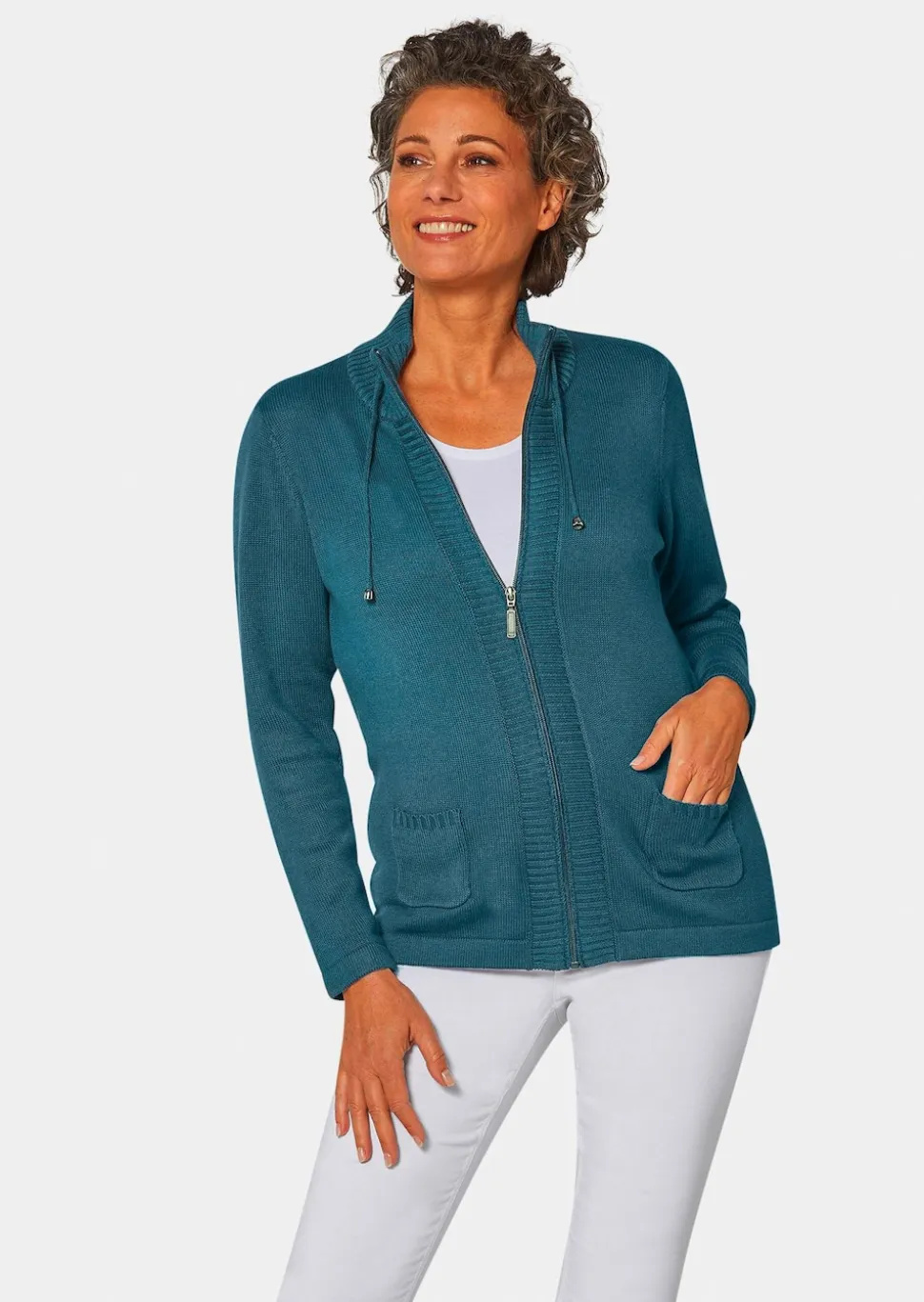 Sportliche Strickjacke