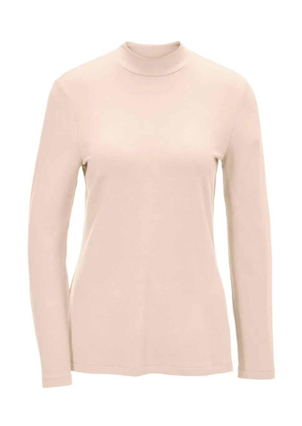 Stehkragenshirt mit Langarm