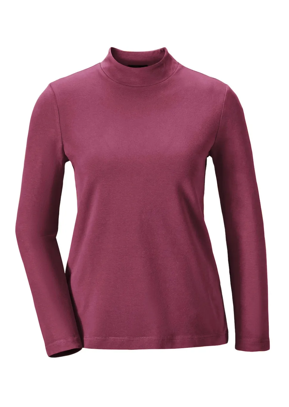 Stehkragenshirt mit Langarm