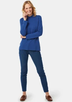 Stehkragenshirt mit Langarm