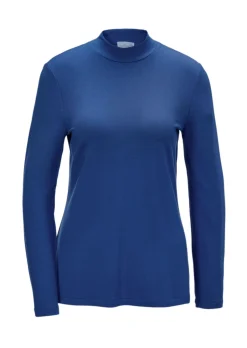 Stehkragenshirt mit Langarm