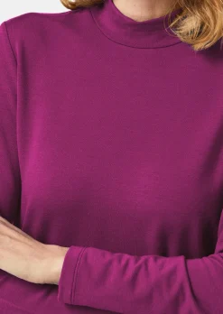 Stehkragenshirt mit Langarm