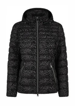 Steppjacke in Animal Print