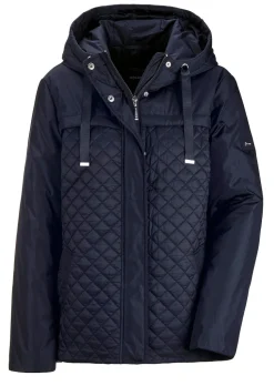 Steppjacke mit Kapuze