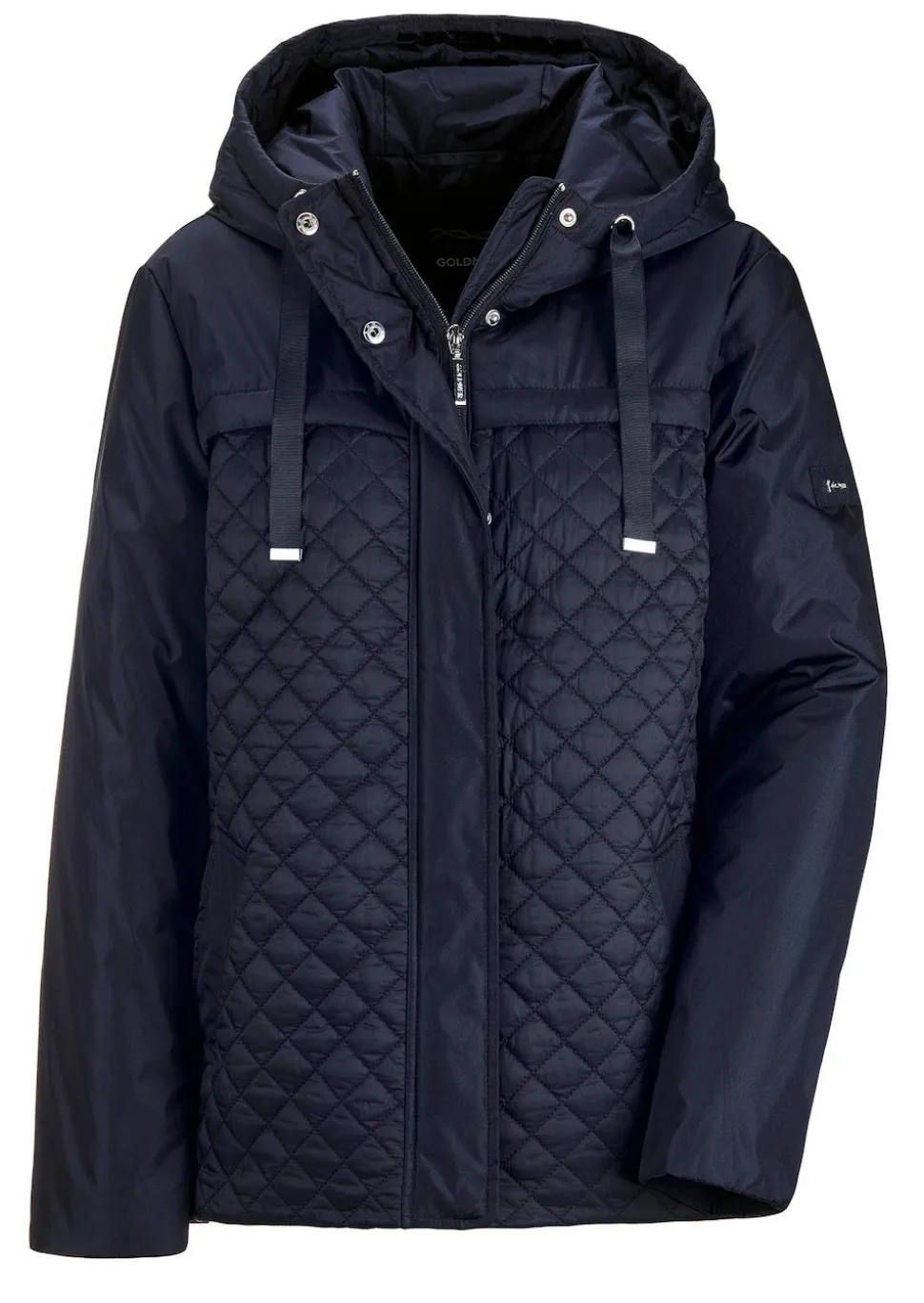 Steppjacke mit Kapuze